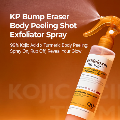 🤎🚨Last 3 hours 50% off🔥Get Rid of Keratin Bumps Fast! Kojic Acid & Turmeric Peel Shot Spray