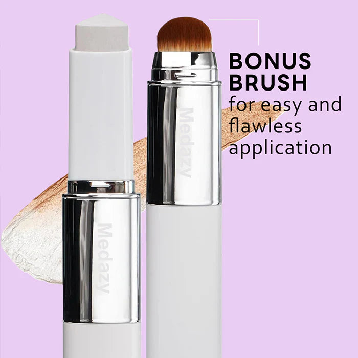 💕Last 3 hours 60% off: Medazy Color-Changing Cover Cream Stick (with Detachable Brush) Balm to Cream Foundation Makeup Stick