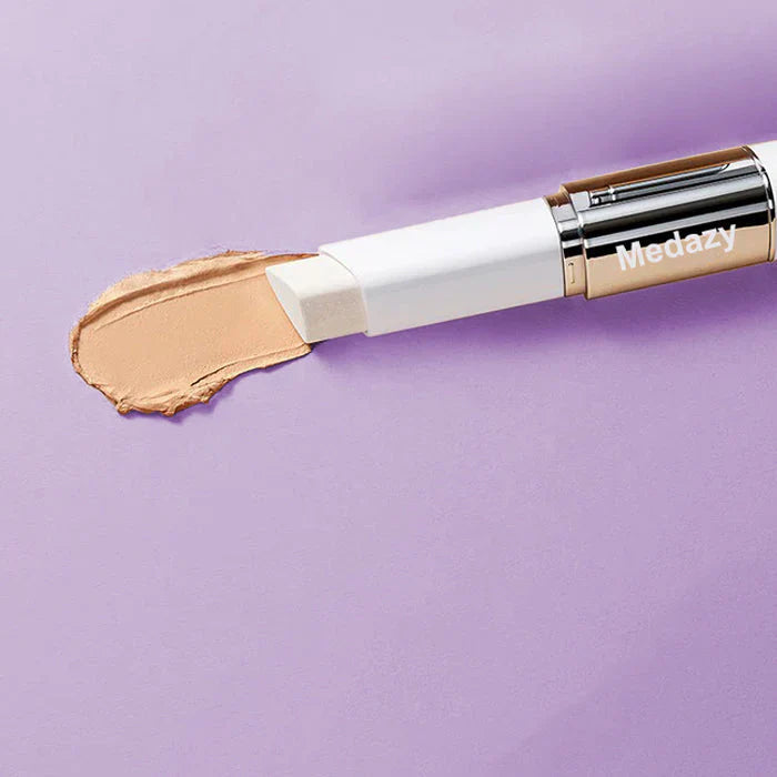 💕Last 3 hours 60% off: Medazy Color-Changing Cover Cream Stick (with Detachable Brush) Balm to Cream Foundation Makeup Stick
